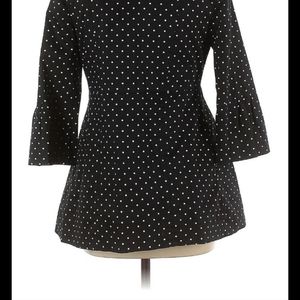 Eden Court Polka-dot trench coat. Size small